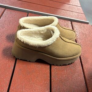UGG Tan Slippers with Cream Lining